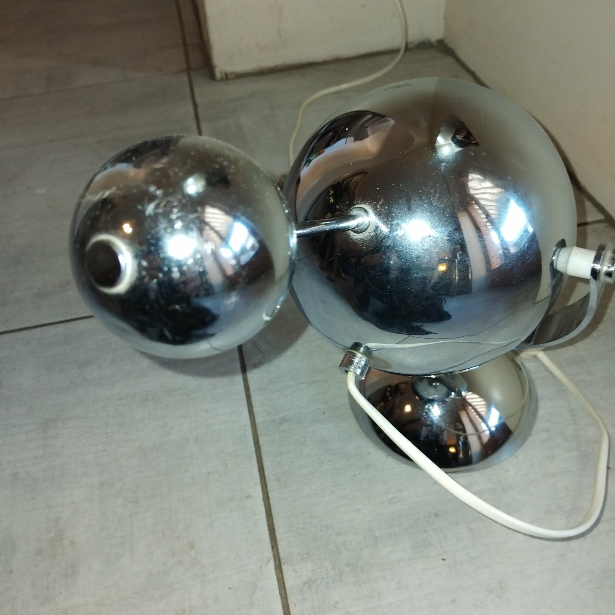 Lampe à poser EYE BALL années 70