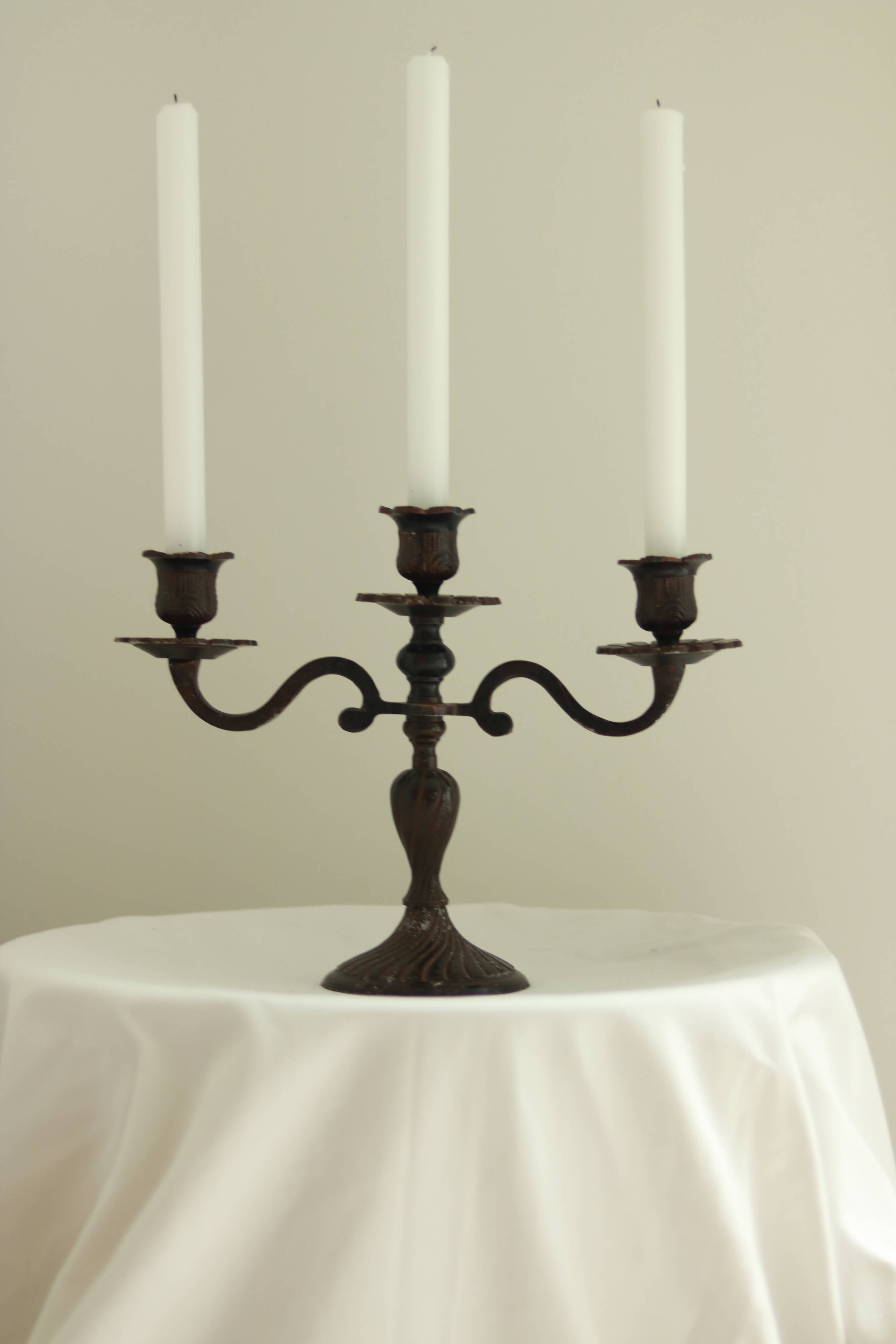 Vintage 3-branched candle holder