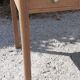 Art deco desk 3 drawers in oak wood raw 30s