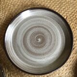 Series of 5 dessert plates in sandstone