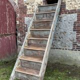 8-step solid wood staircase -JD103