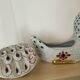Italian porcelain bird candy box from the 70s