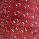 Nice big vintage carpet Bokhara handmade 200x282 cm
