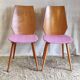 Duo of wooden chairs by Baumann - 60s/70s