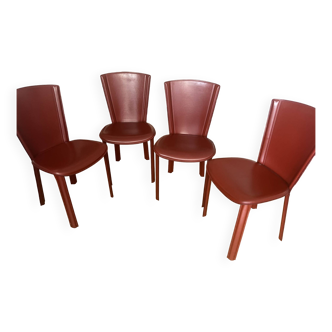 Chaises en cuir Roche Bobois