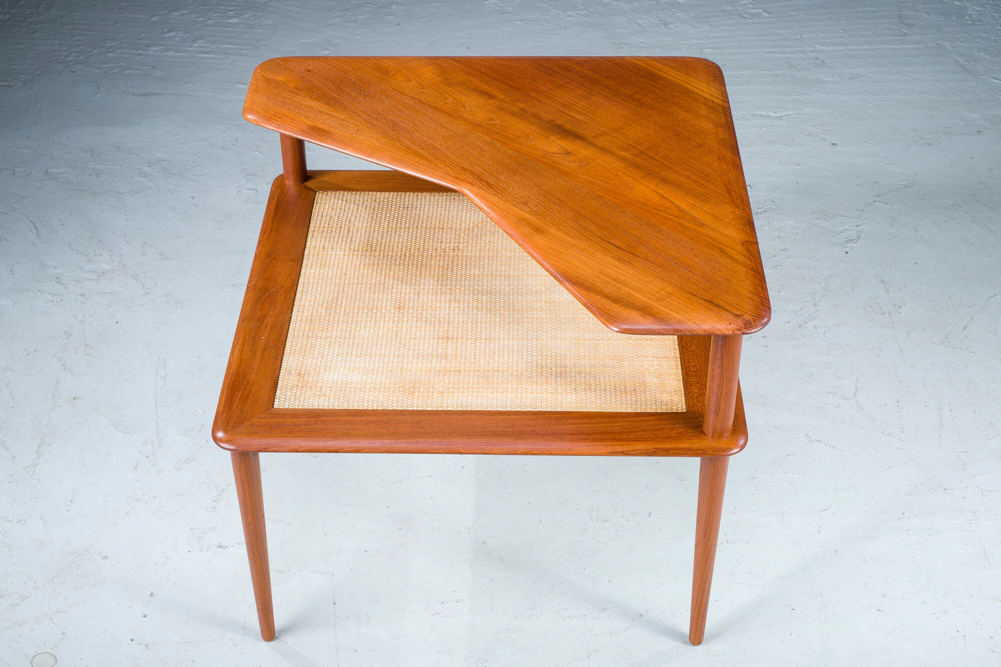 Vintage Minerva Teak Coffee Table by Peter Hvidt & Orla Molgaard Nielsen for France & Søn