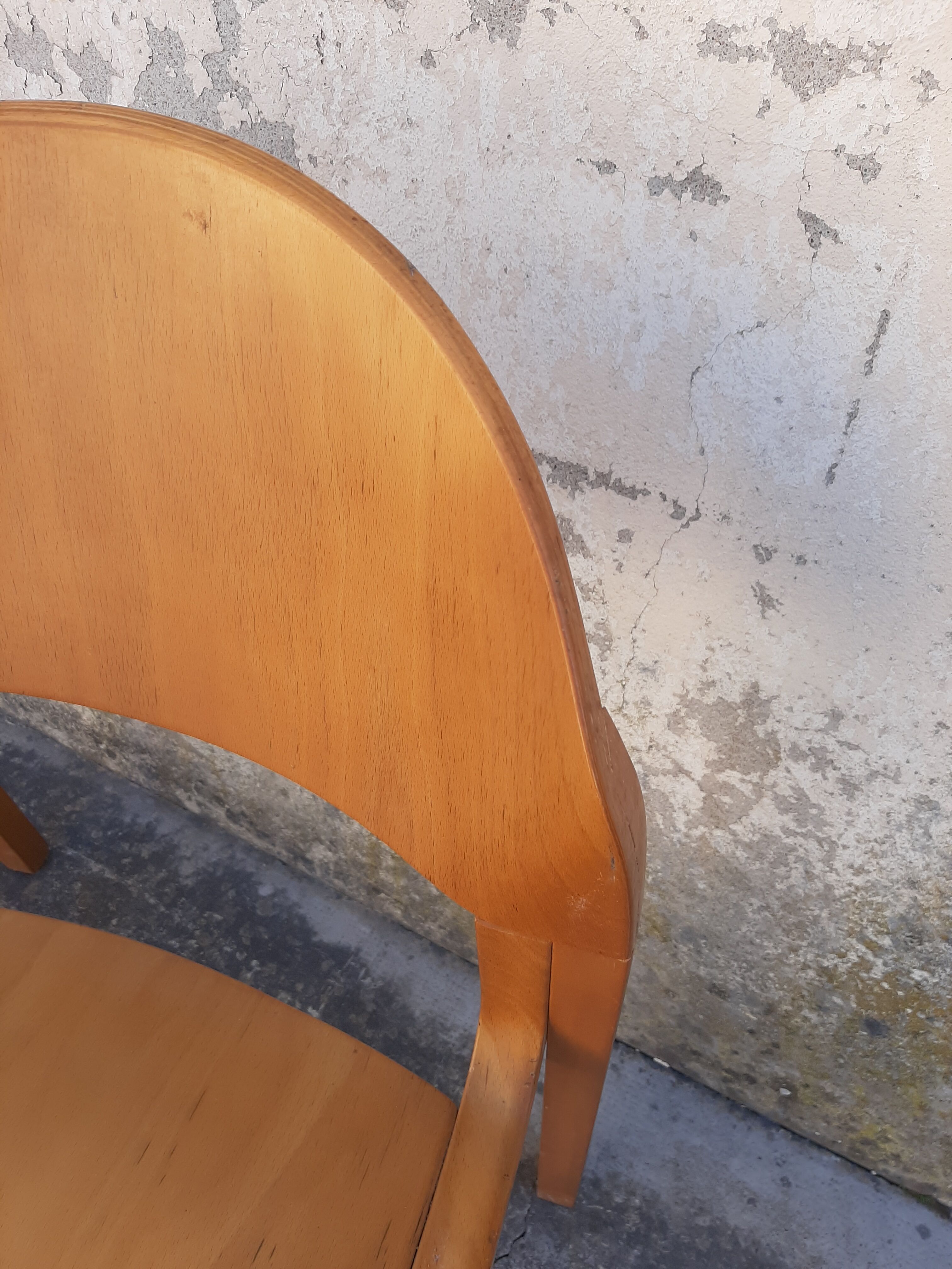 Serie de 4 chaises design années 80