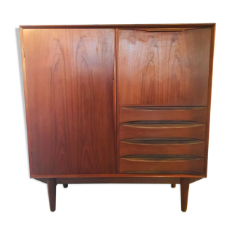 Meuble bar en teck par Arne Vodder - éditions Dyrlund, années 1960