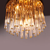 Crystal chandelier or ceiling lamp 1960, Germany