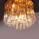 Crystal chandelier or ceiling lamp 1960, Germany