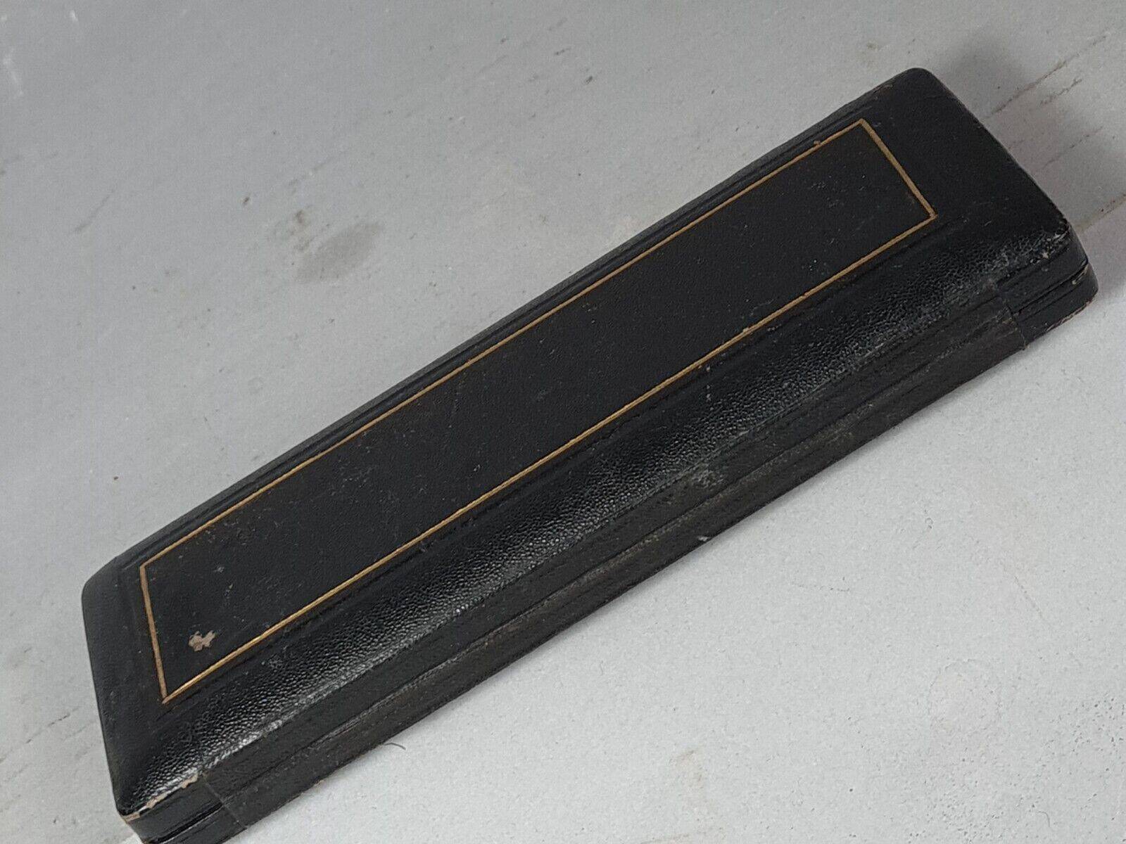 Antique English silver plated and wood dessert service cutlery B522