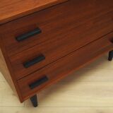 Teak chest of drawers, Danish design, 1980s, production: Denmark