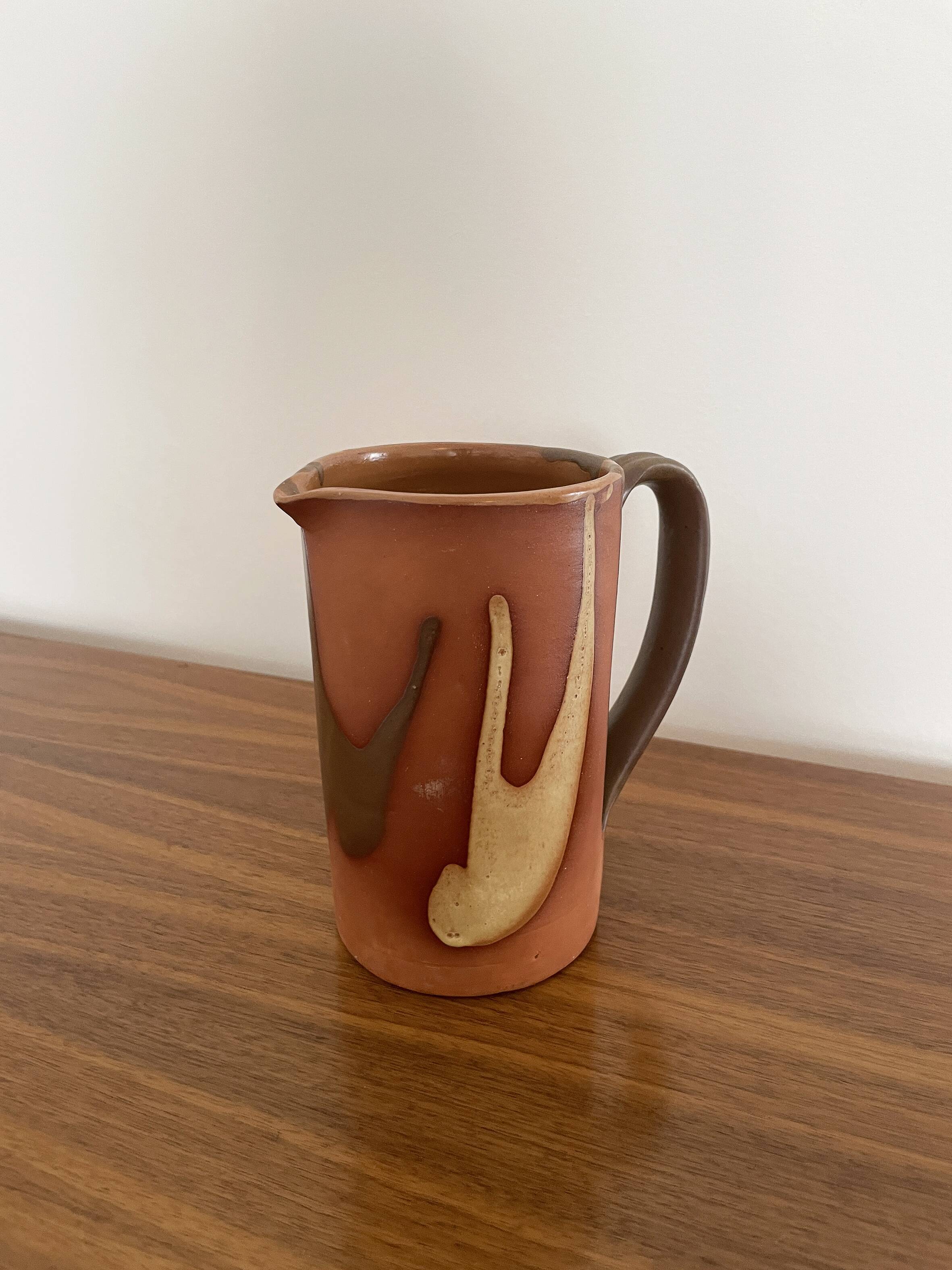 Vintage ceramic pitcher from Studio Janah