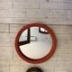 Wall Mirror with the Orange Fabric, 1950s