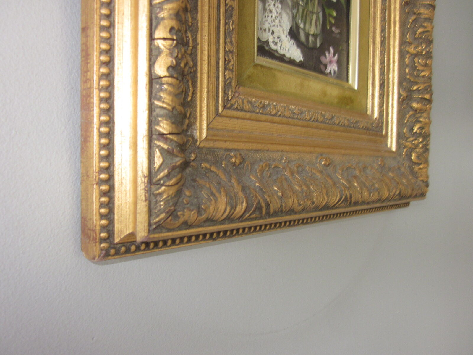 Painting bouquet of flowers