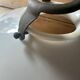 White opaline pendant light