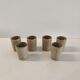 Set of 6 stoneware glasses La Borne Migeon