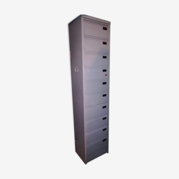 Metal storage column