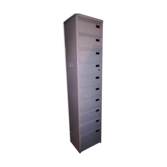 Metal storage column