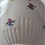 Covered sugar bowl half-porcelain Lunéville Keller and Guerin A587