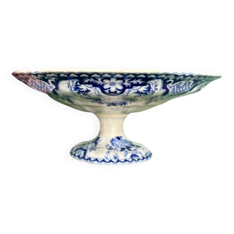 Gien - monogrammed pedestal cup