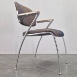 Set of four golf dining chairs designed by Franceso Zaccone, Germany, 1970s