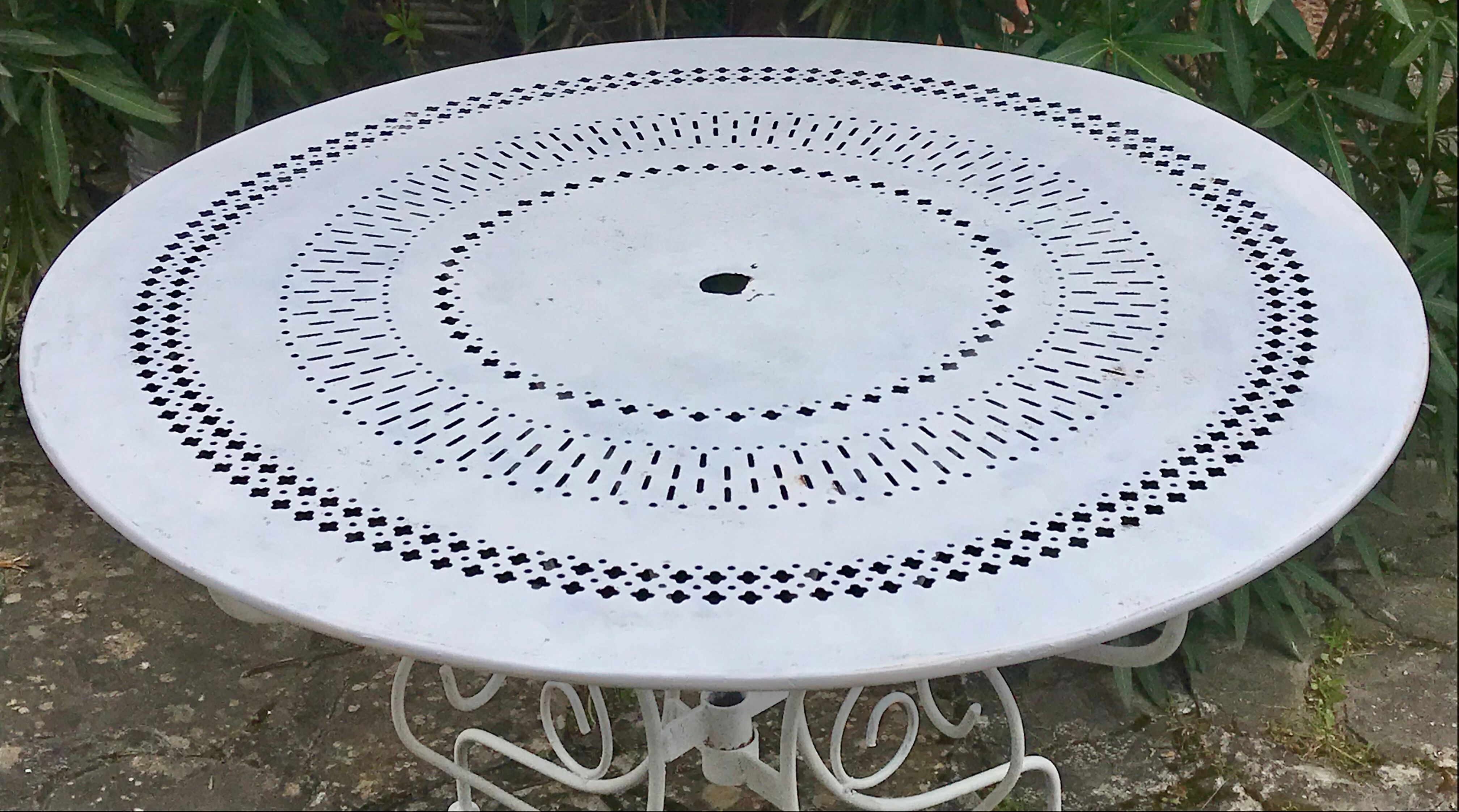 Vintage iron garden furniture