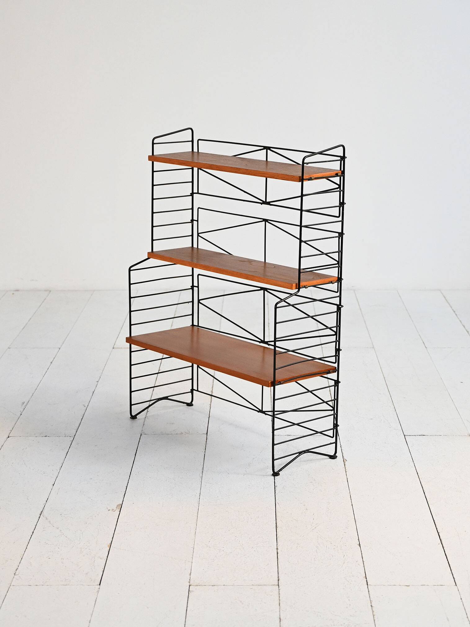 Scandinavian modular bookcase “String” style 1950s–60s