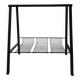 selette side table in ceramic and metal, 1950