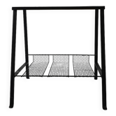 table d'appoint selette en ceramique et métal, 1950