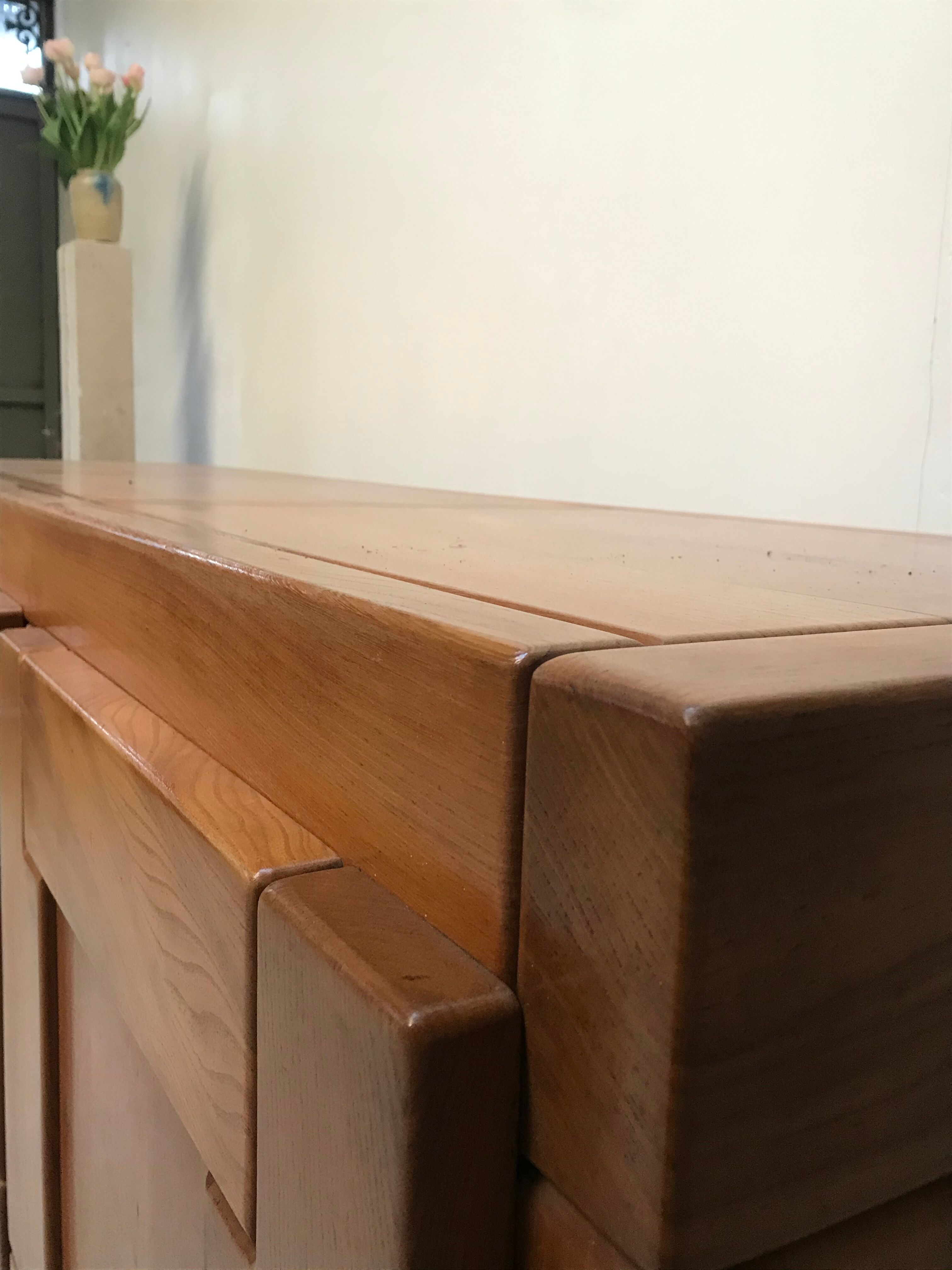 Solid elm sideboard