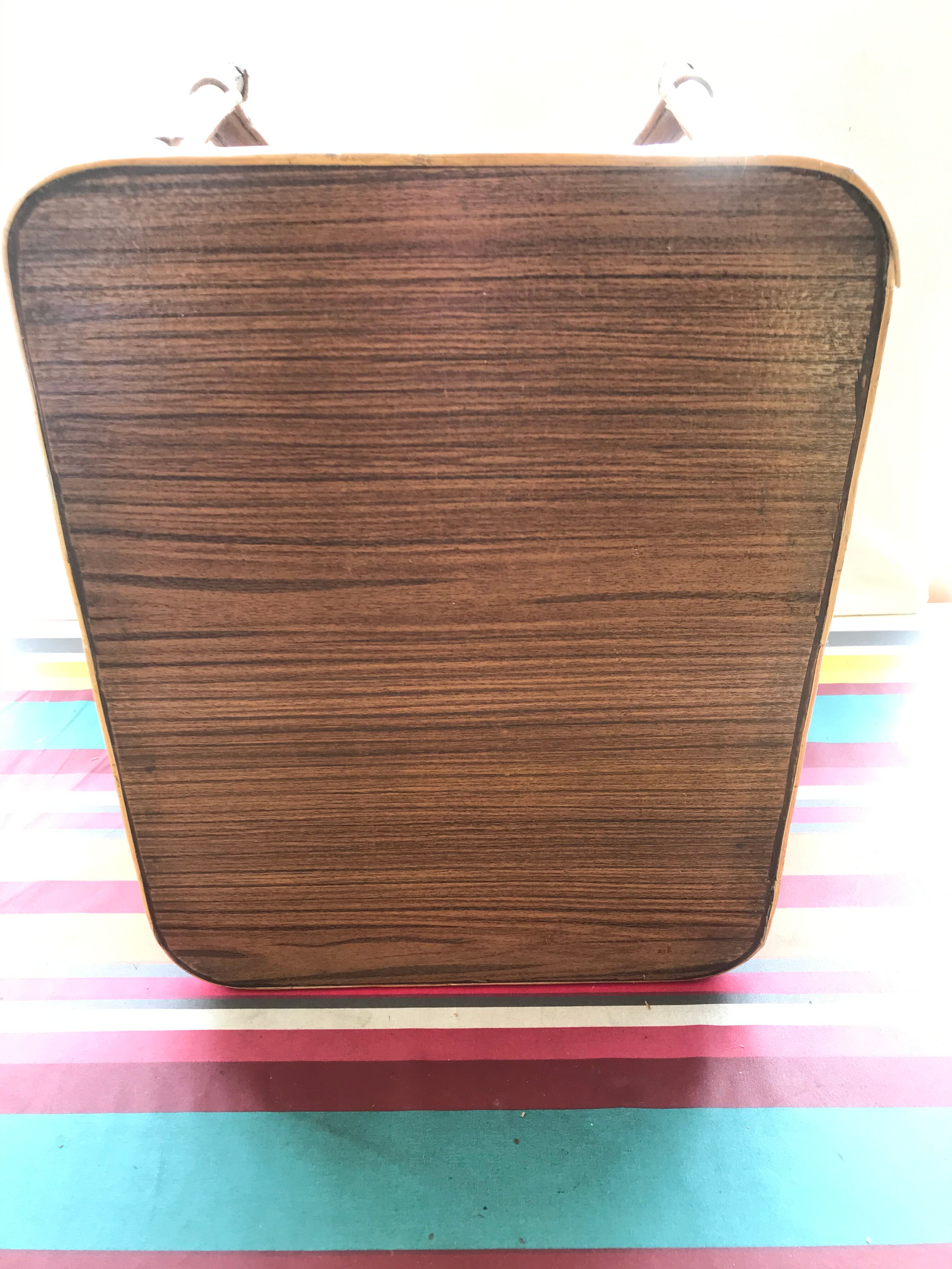 Coffee table in rattan 60s