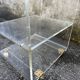 Rolling dessert trolley in plexiglass – Marais International – 1970s-1980s