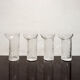Set of four crystal glasses by Edoardo Dal Seno for Arnolfo di Cambio Italia Anni '70
