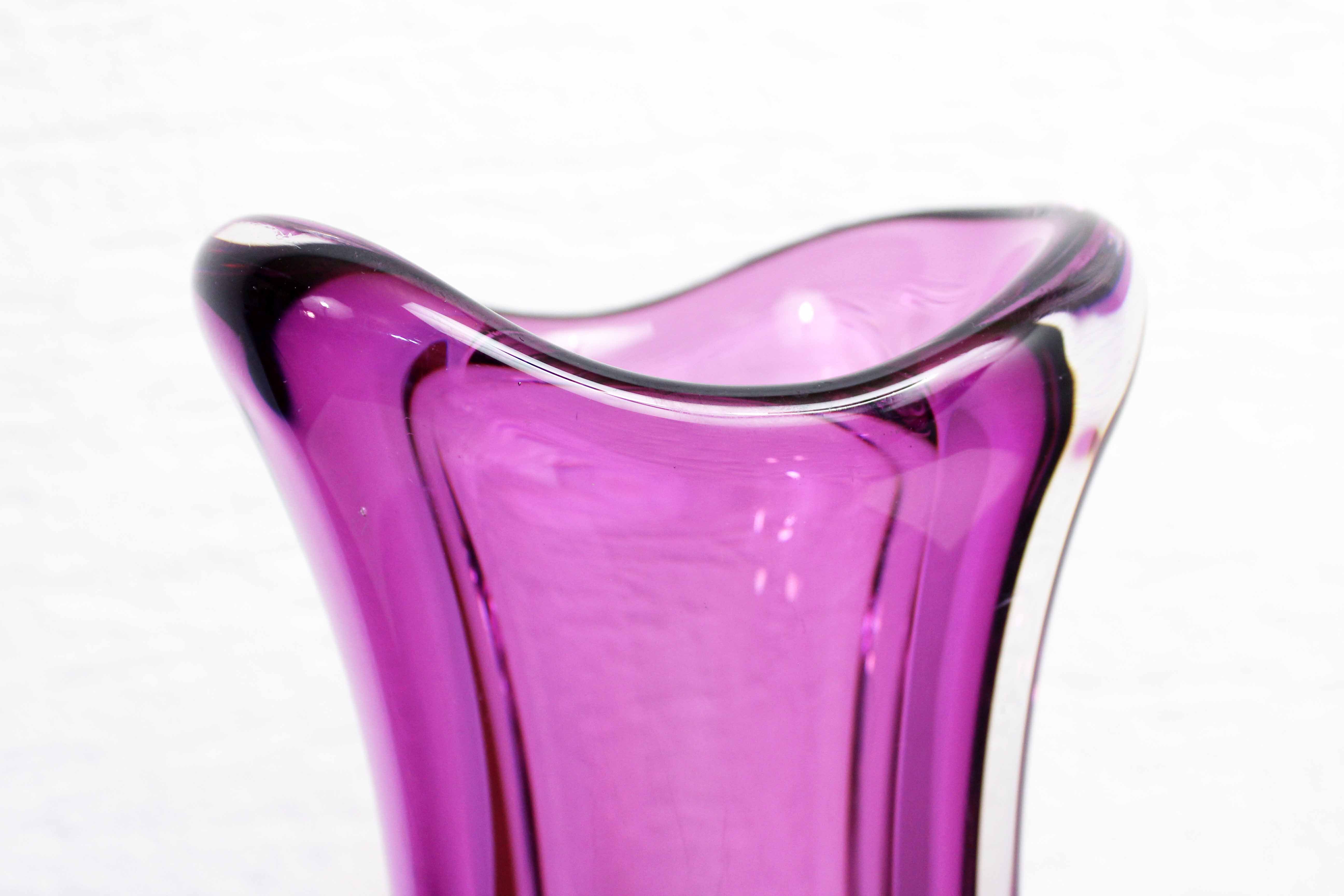 Glass vase of Murano 42cm