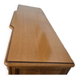 Louis XIV style low sideboard in solid oak