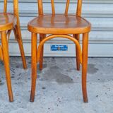 Set of four fischel bistro chairs