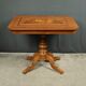 Living room table in cherry and walnut, Restoration style – late 19th century
