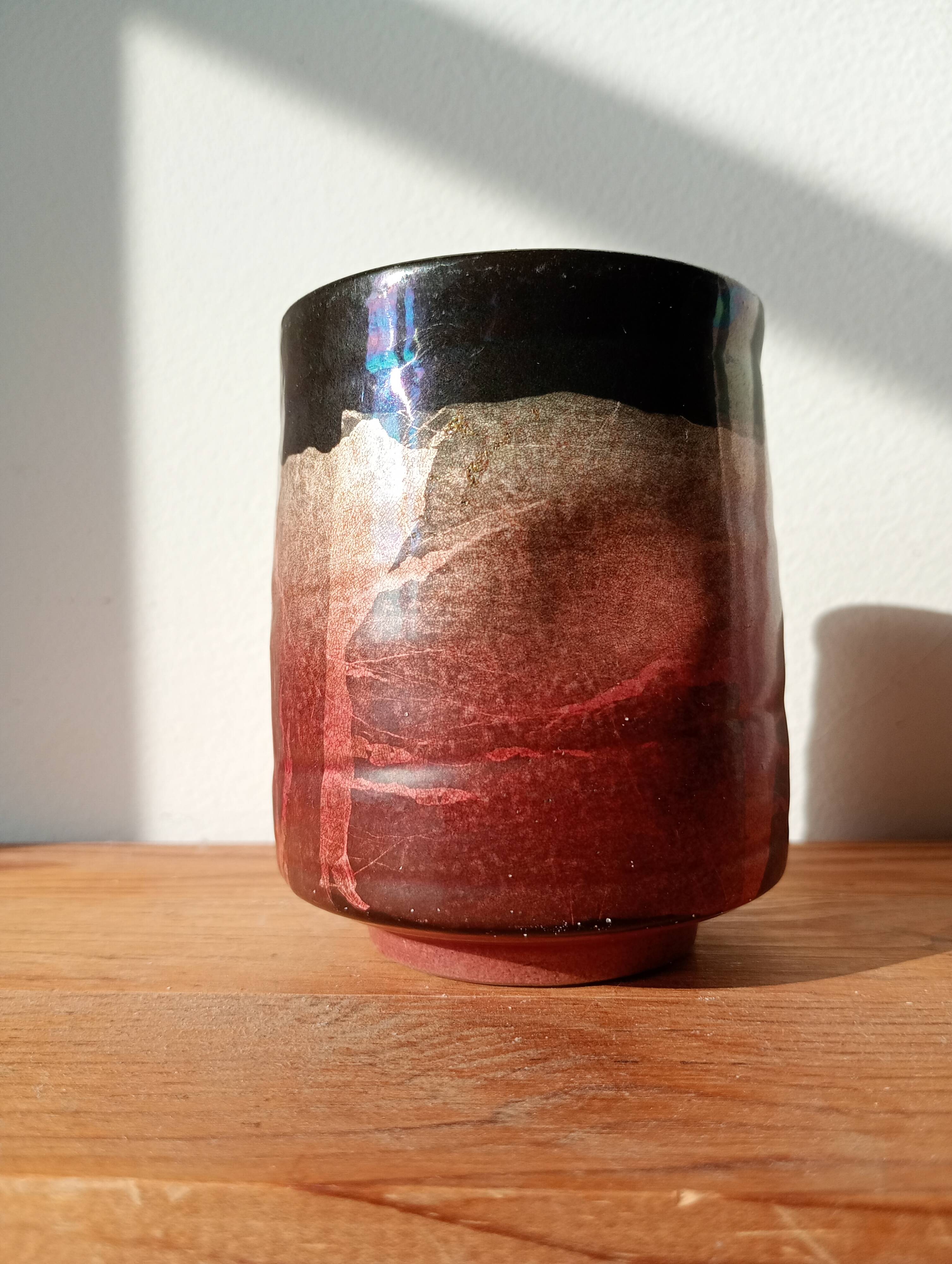 Japanese handmade ceramic teacup