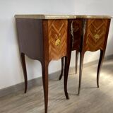Louis XV style bedside tables