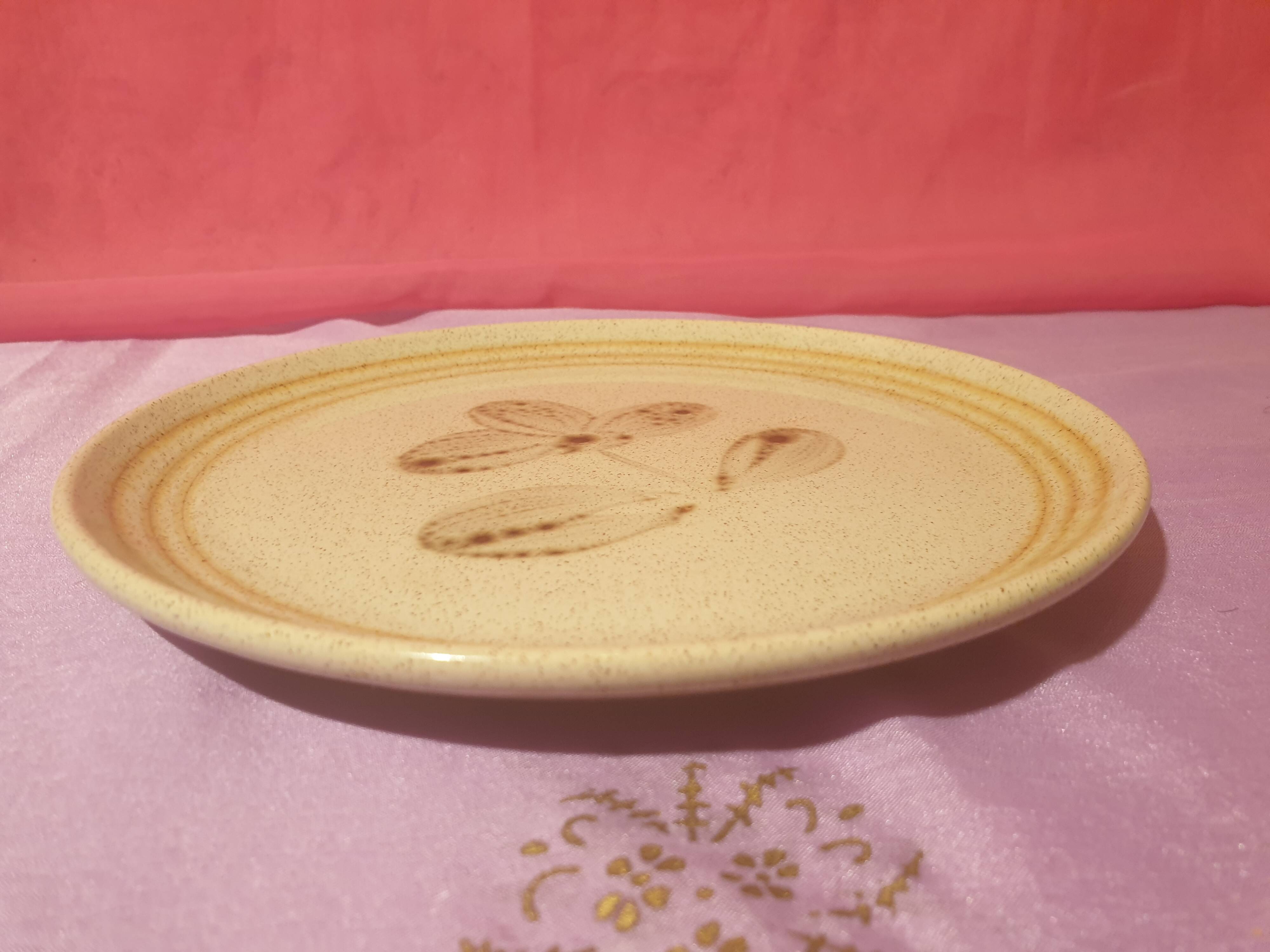 9 dessert plates Tignes Atelier d art Sarreguemines