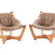 Set of 2 'Luna' armchairs by Odd Knutsen, Norway 1970