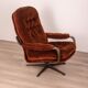 Pair of vintage armchairs from the 60s Bordeaux Danish design
