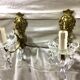 Pair of appliques 1 light in bronze and stamps