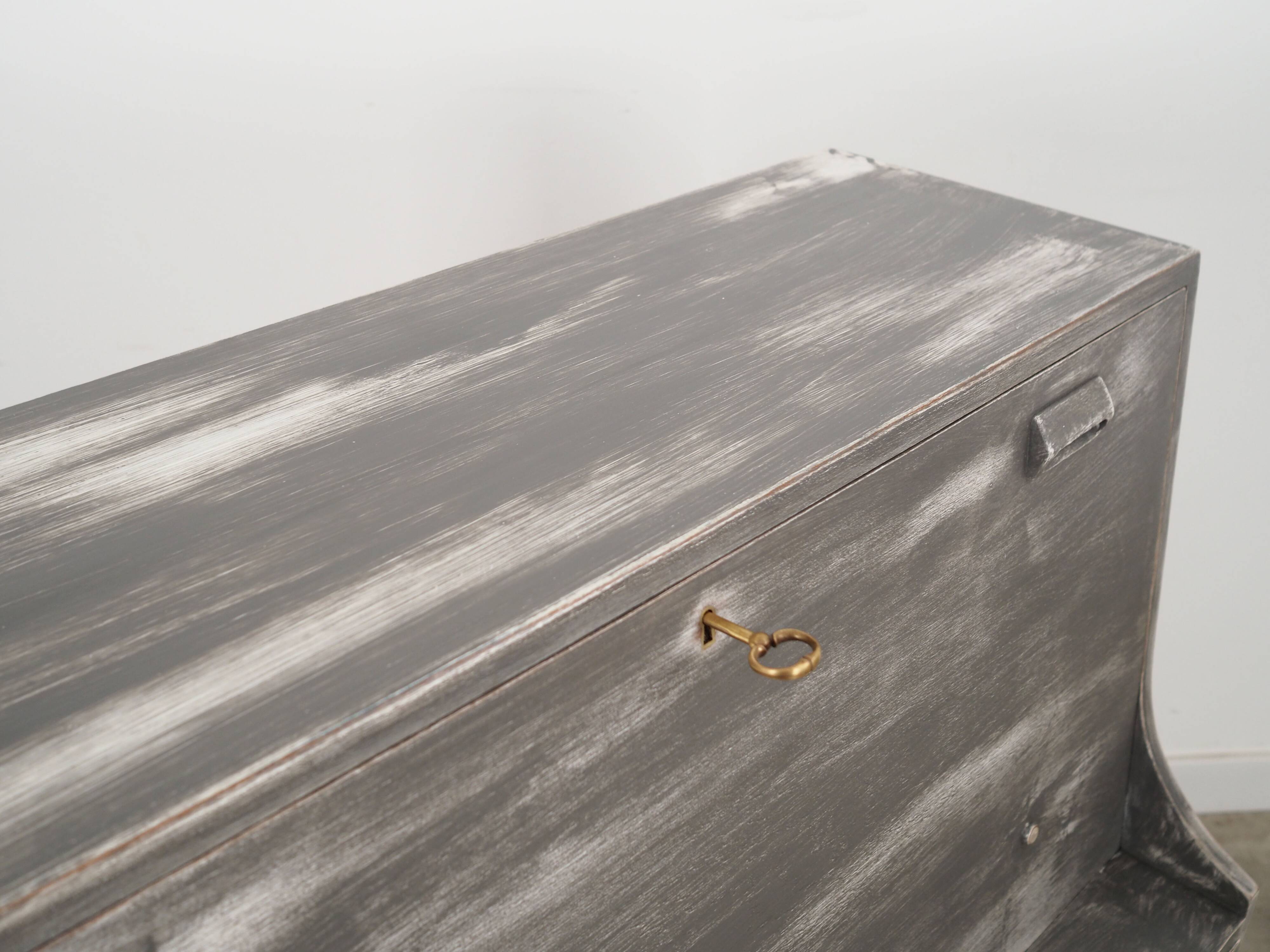 Secrétaire en frêne, design danois, années 1960, designer : Børge Mogensen, fabricant : Søborg Møbler