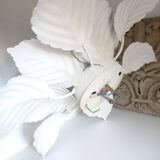 Applique métal forme feuilles