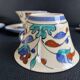 Set of 4 handmade cups and saucers – Hand-painted – Izni style