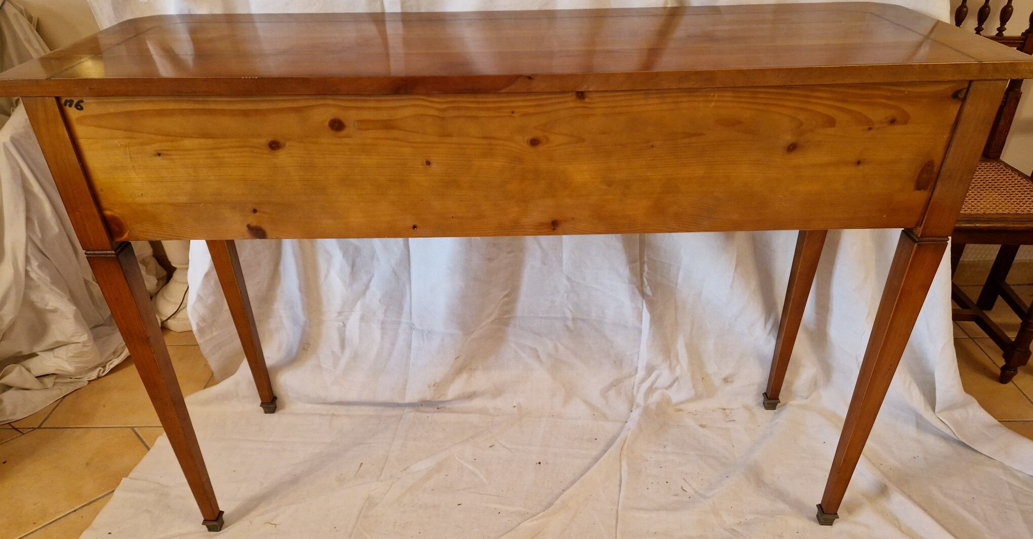 Vintage Art Deco console – wooden storage furniture – 1950s