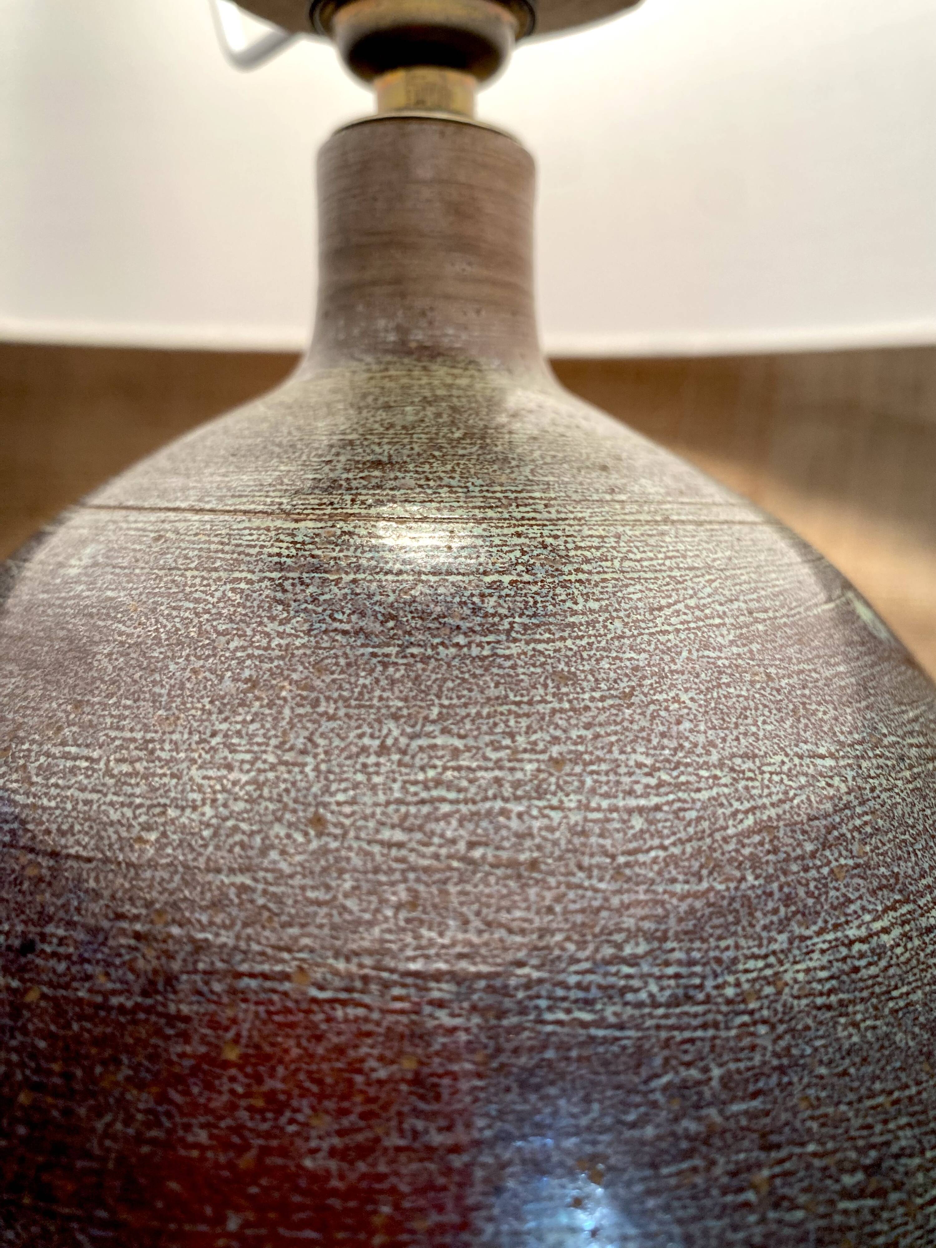 Ceramic lamp base, 2M new fabric cable.