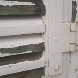 Shutters 4 leaves H148xW245cm (2) antique oak louvres pair 2